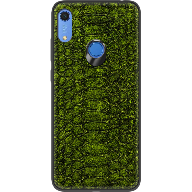 Кожаный чехол Boxface Huawei Y6s Reptile Forest Green