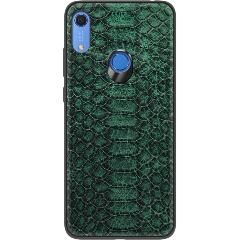 Кожаный чехол Boxface Huawei Y6s Reptile Emerald