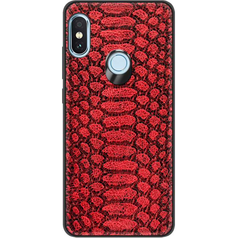 Кожаный чехол Boxface Xiaomi Redmi Note 5 / 5 Pro Reptile Red