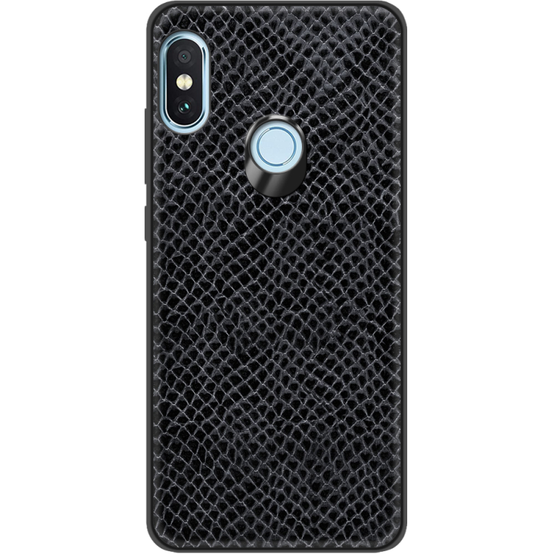 Кожаный чехол Boxface Xiaomi Redmi Note 5 / 5 Pro Snake Graphite