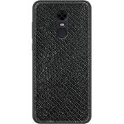 Кожаный чехол Boxface Xiaomi Redmi 5 Plus Snake Black