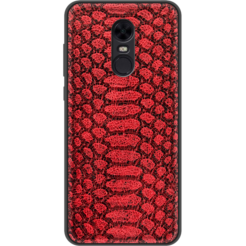 Кожаный чехол Boxface Xiaomi Redmi 5 Plus Reptile Red