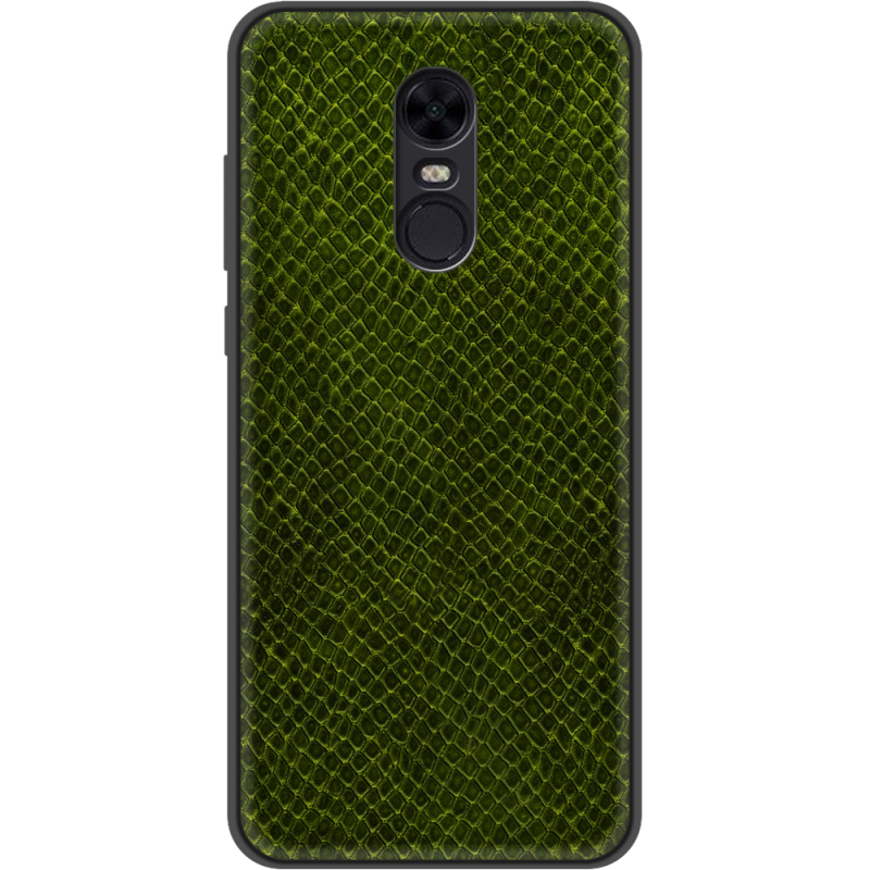 Кожаный чехол Boxface Xiaomi Redmi 5 Plus Snake Forest Green