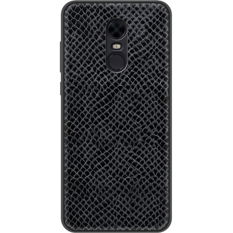 Кожаный чехол Boxface Xiaomi Redmi 5 Plus Snake Graphite