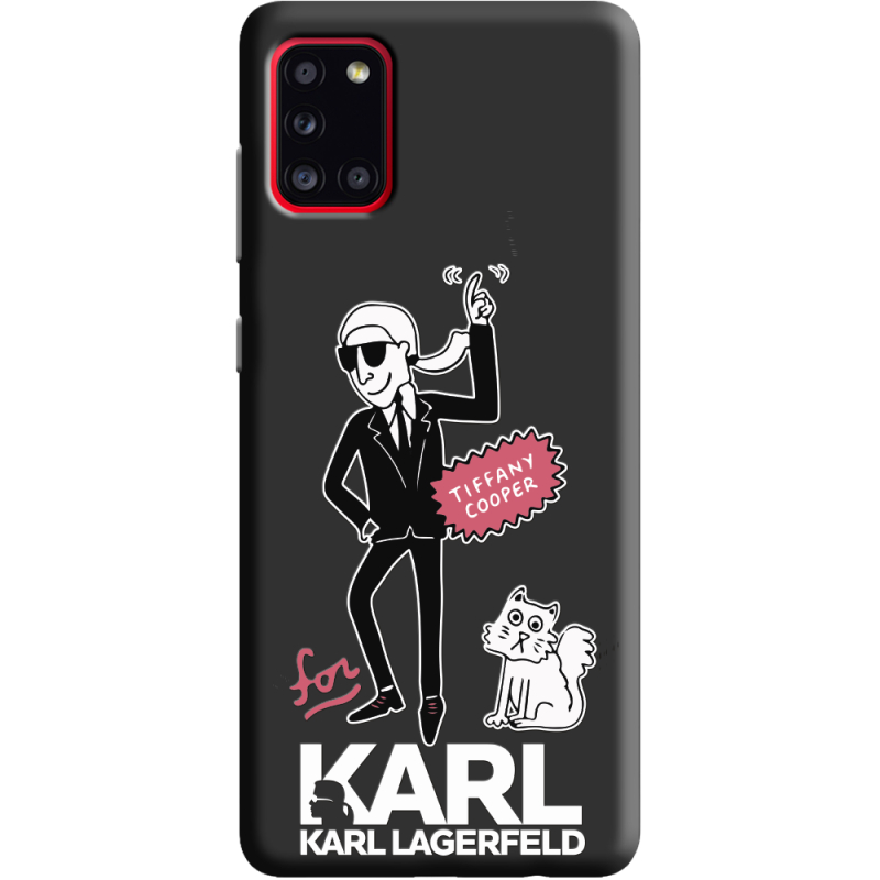 Черный чехол BoxFace Samsung A315 Galaxy A31 For Karl