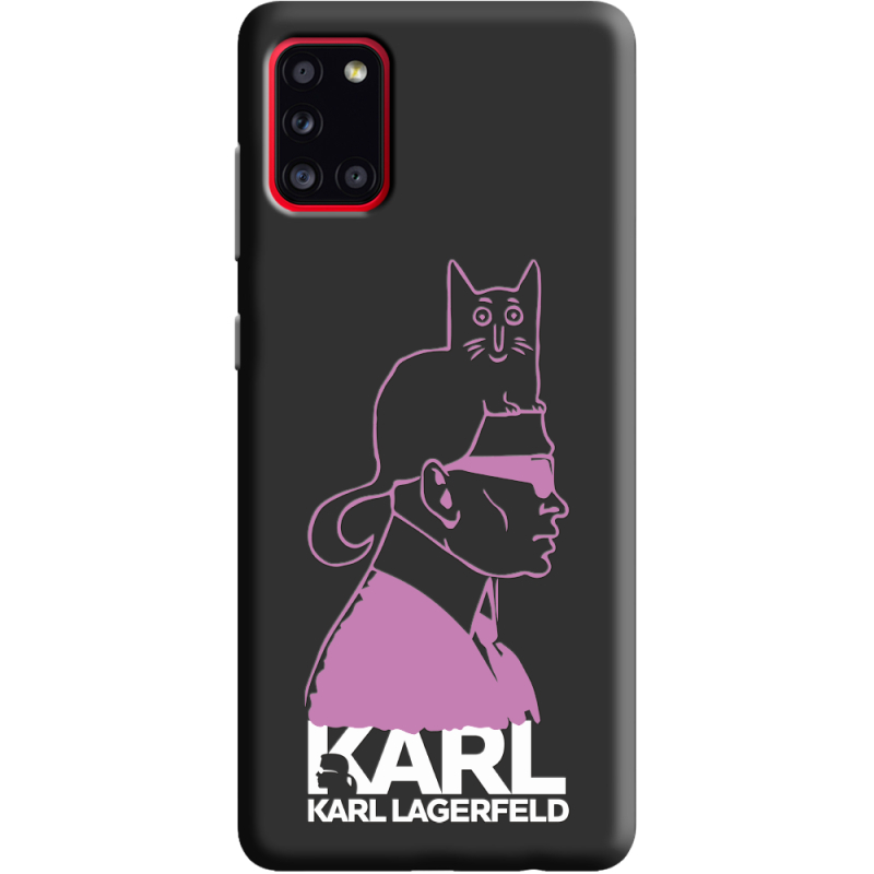 Черный чехол BoxFace Samsung A315 Galaxy A31 Pink Karl