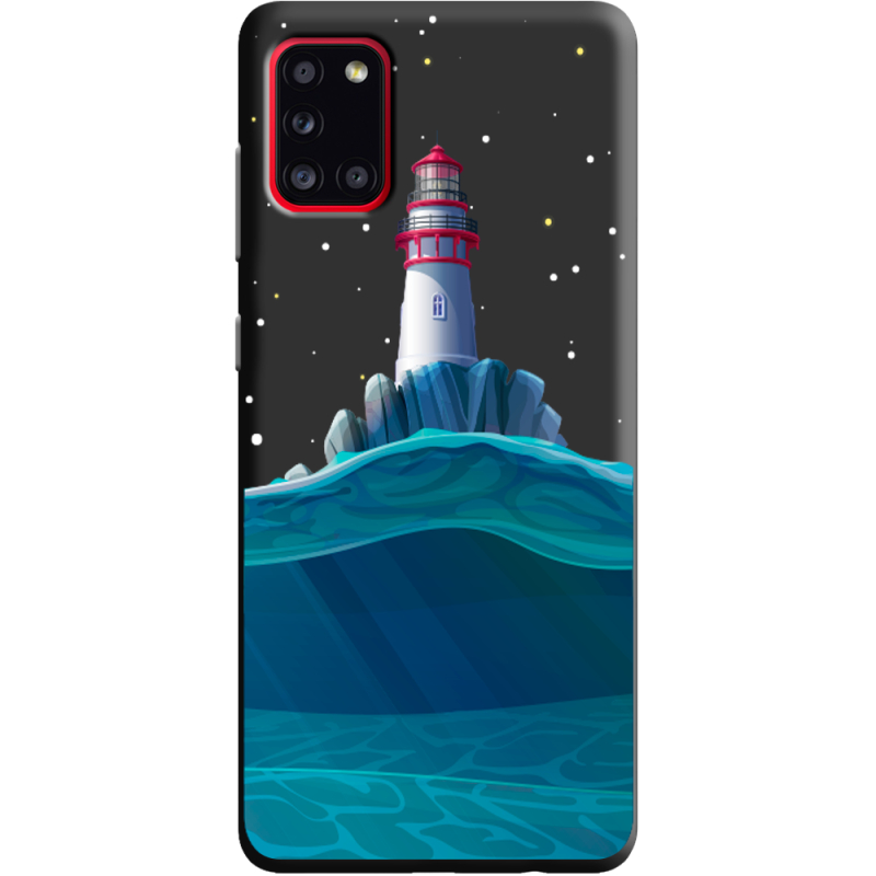 Черный чехол BoxFace Samsung A315 Galaxy A31 Lighthouse