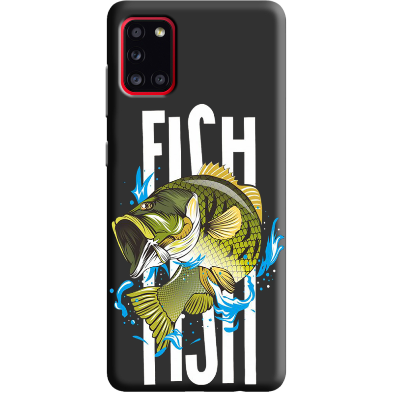 Черный чехол BoxFace Samsung A315 Galaxy A31 Fish