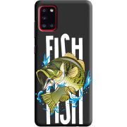 Черный чехол BoxFace Samsung A315 Galaxy A31 Fish