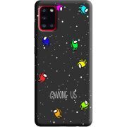 Черный чехол BoxFace Samsung A315 Galaxy A31 Among Us Invisible