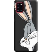 Черный чехол BoxFace Samsung A315 Galaxy A31 Lucky Rabbit