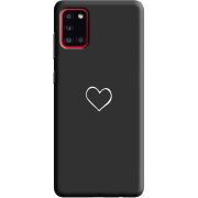 Черный чехол BoxFace Samsung A315 Galaxy A31 My Heart