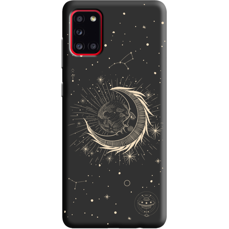 Черный чехол BoxFace Samsung A315 Galaxy A31 Moon