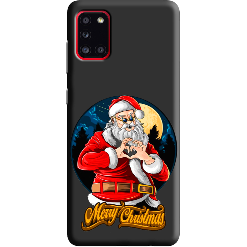 Черный чехол BoxFace Samsung A315 Galaxy A31 Cool Santa