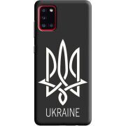 Черный чехол BoxFace Samsung A315 Galaxy A31 Тризуб монограмма ukraine