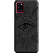 Черный чехол BoxFace Samsung A315 Galaxy A31 Eye