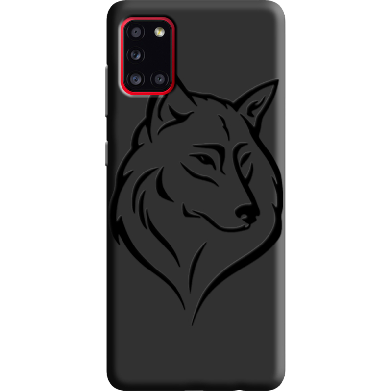 Черный чехол BoxFace Samsung A315 Galaxy A31 Wolf