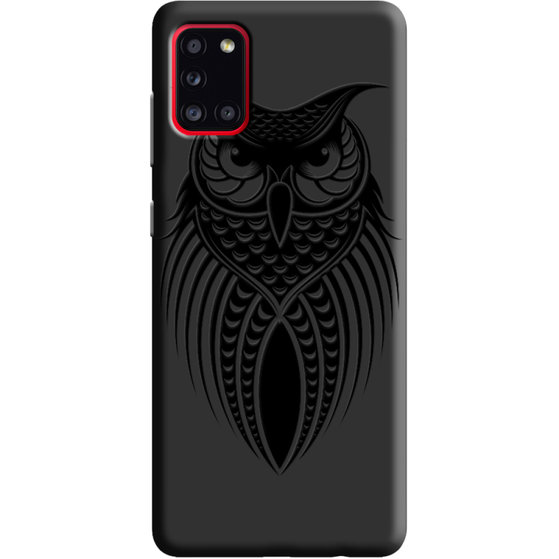 Черный чехол BoxFace Samsung A315 Galaxy A31 Owl