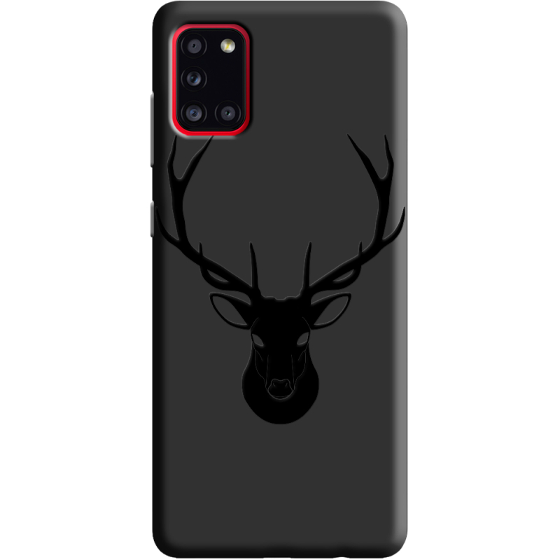 Черный чехол BoxFace Samsung A315 Galaxy A31 Deer