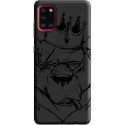 Черный чехол BoxFace Samsung A315 Galaxy A31 Bear King