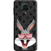 Черный чехол BoxFace Xiaomi Redmi Note 9S looney bunny