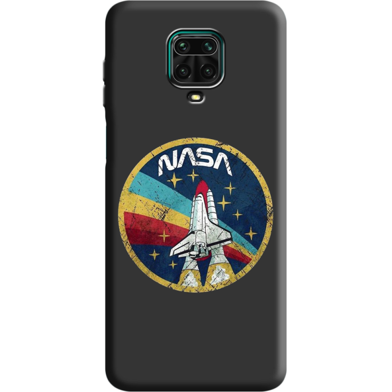 Черный чехол BoxFace Xiaomi Redmi Note 9S NASA