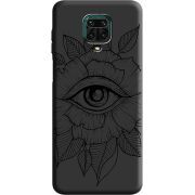 Черный чехол BoxFace Xiaomi Redmi Note 9S Eye