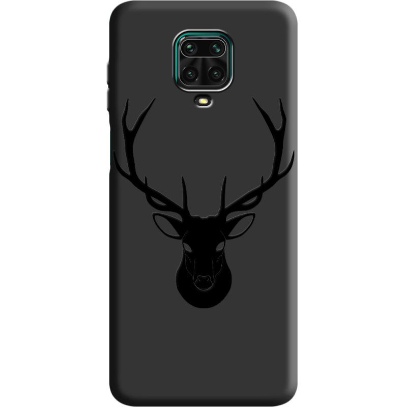 Черный чехол BoxFace Xiaomi Redmi Note 9S Deer