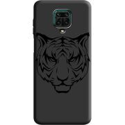 Черный чехол BoxFace Xiaomi Redmi Note 9S Tiger