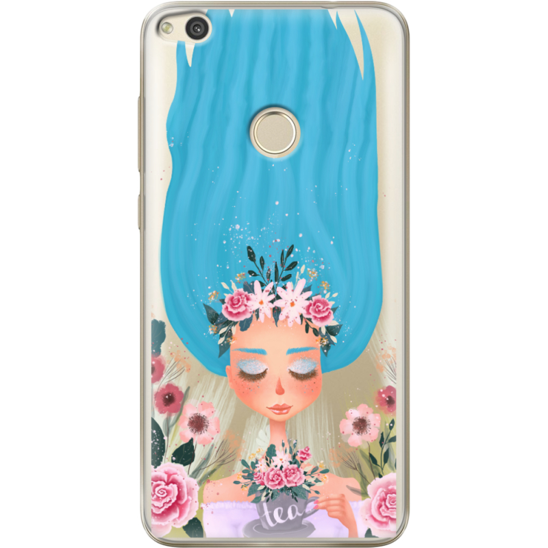 Прозрачный чехол Uprint Honor 8 Lite Blue Hair