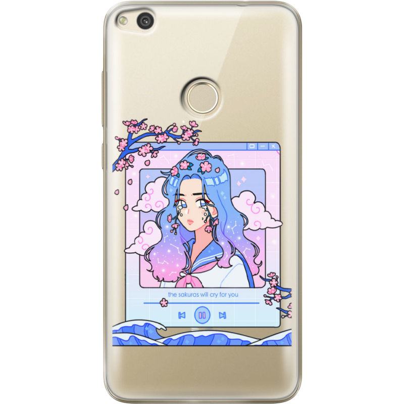 Прозрачный чехол Uprint Honor 8 Lite The Sakuras Will Cry For You