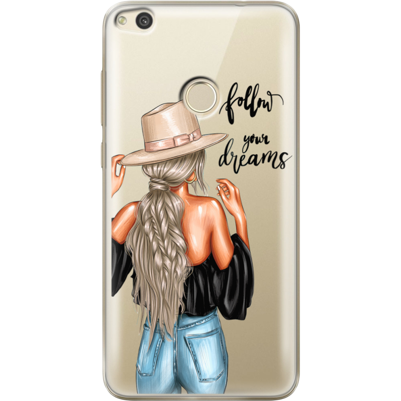 Прозрачный чехол Uprint Honor 8 Lite Follow Your Dreams