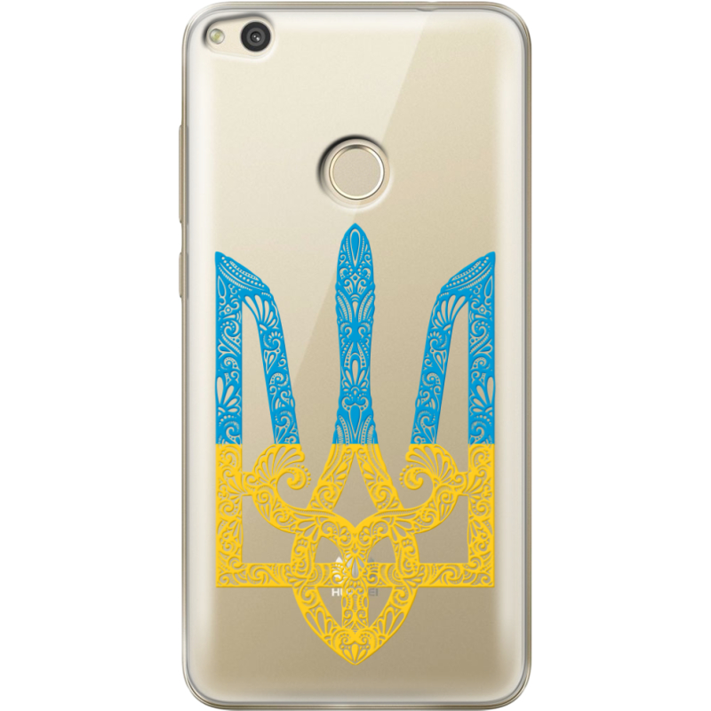 Прозрачный чехол Uprint Honor 8 Lite Gold Trident