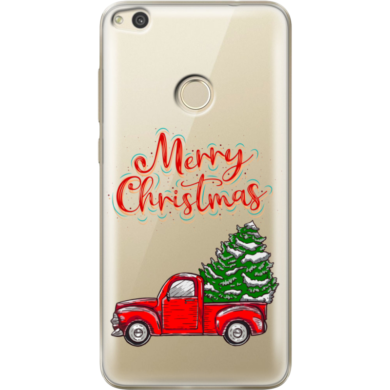 Прозрачный чехол Uprint Honor 8 Lite Holiday Car