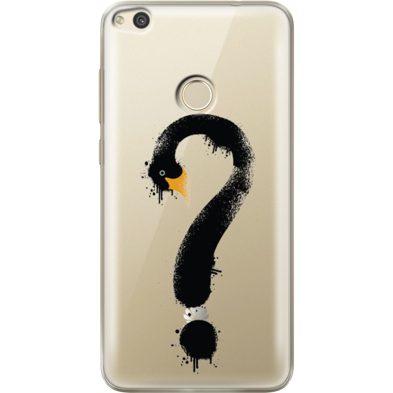 Прозрачный чехол Uprint Honor 8 Lite Swan question