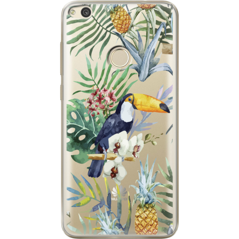 Прозрачный чехол Uprint Honor 8 Lite Tucan