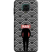 Черный чехол BoxFace Xiaomi Redmi Note 9 Pro / 9 Pro Max Man Pattern