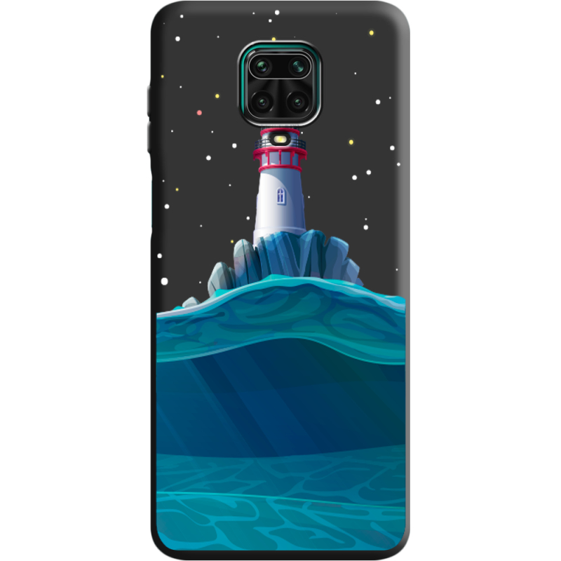 Черный чехол BoxFace Xiaomi Redmi Note 9 Pro / 9 Pro Max Lighthouse