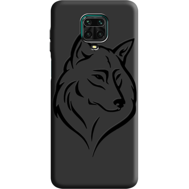 Черный чехол BoxFace Xiaomi Redmi Note 9 Pro / 9 Pro Max Wolf