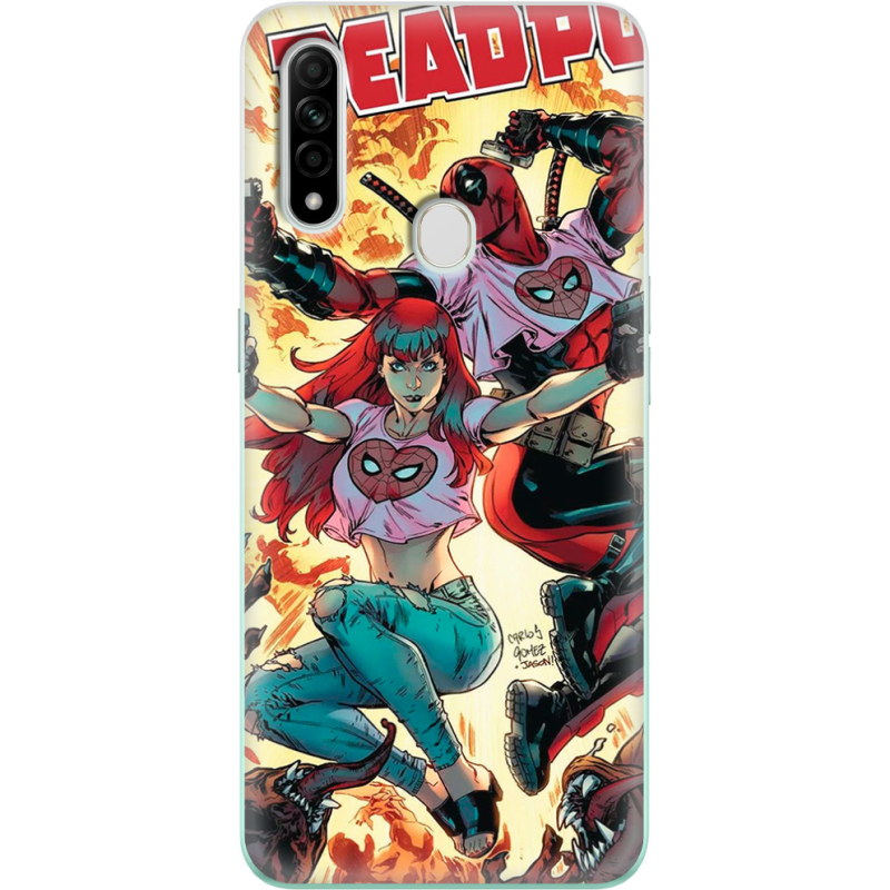 Чехол BoxFace OPPO A31 Deadpool and Mary Jane