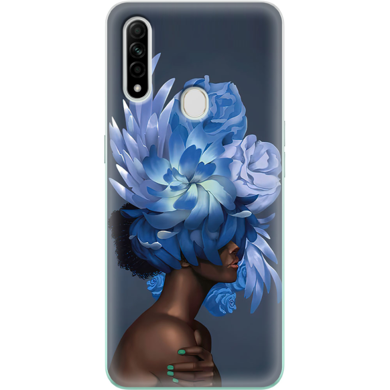 Чехол BoxFace OPPO A31 Exquisite Blue Flowers