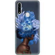 Чехол BoxFace OPPO A31 Exquisite Blue Flowers