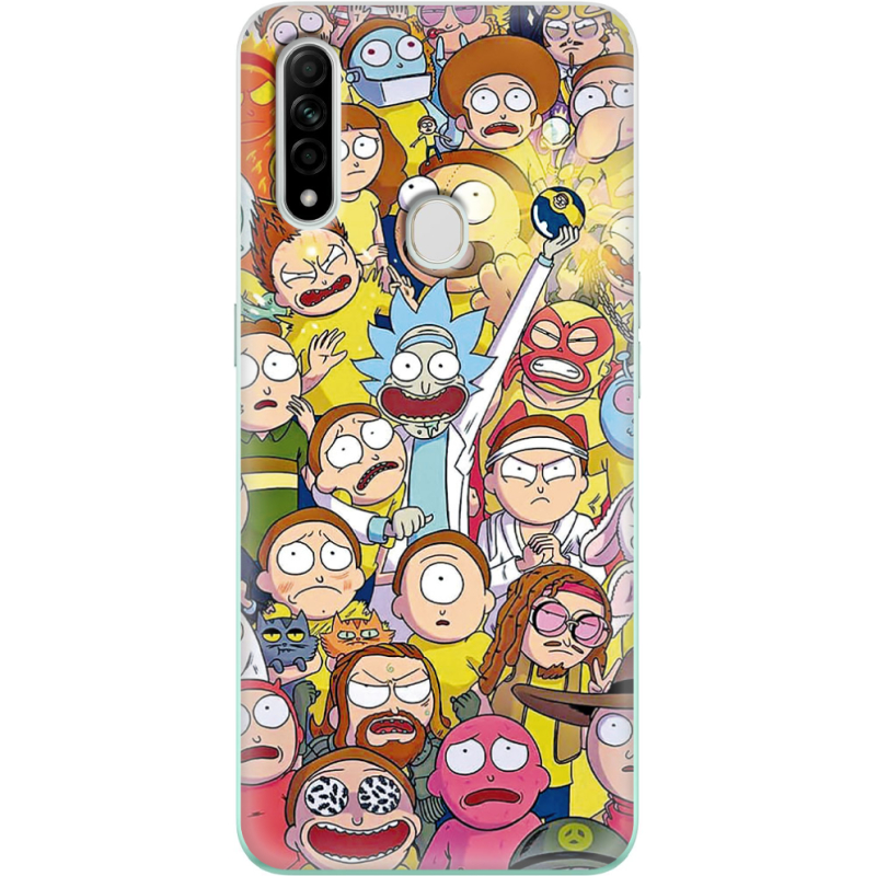 Чехол BoxFace OPPO A31 Rick and Morty