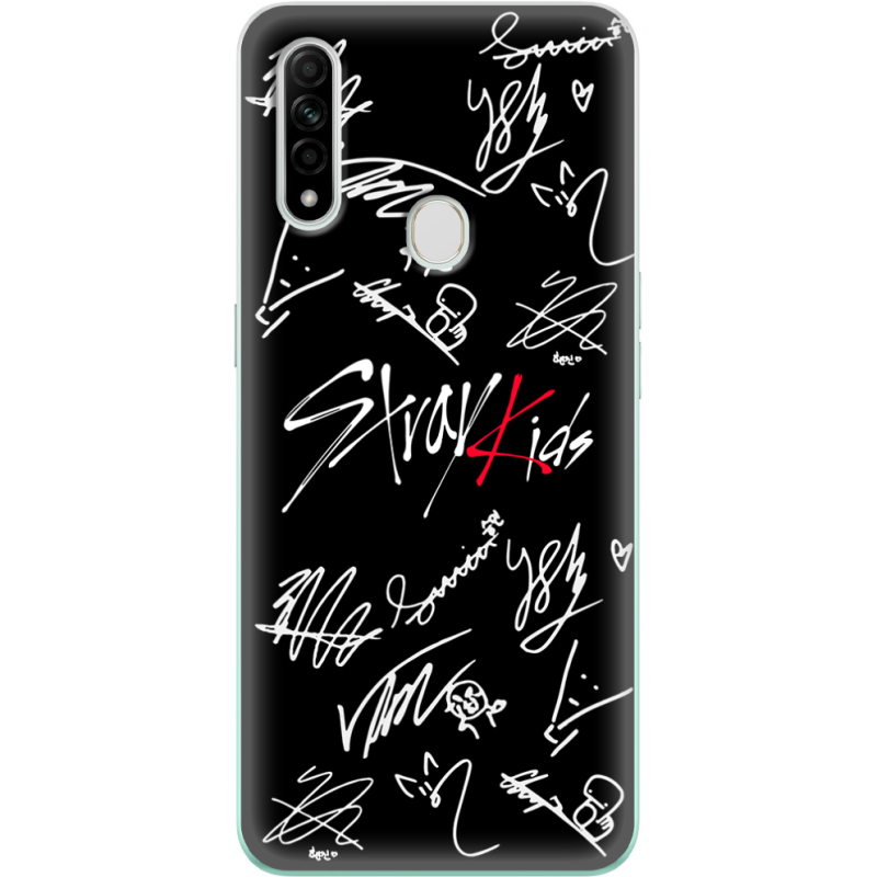 Чехол BoxFace OPPO A31 Stray Kids автограф