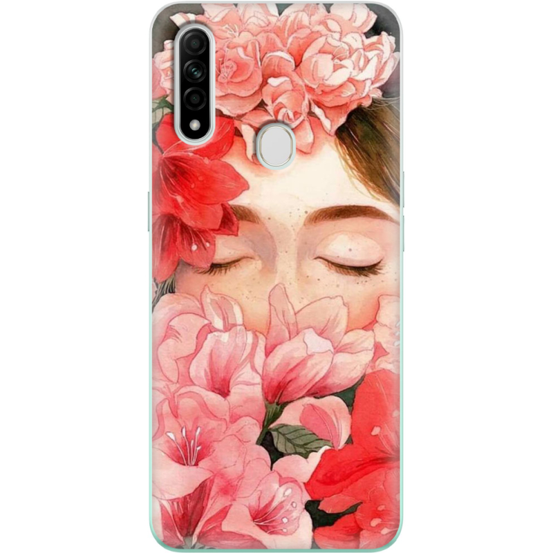 Чехол BoxFace OPPO A31 Girl in Flowers