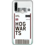 Прозрачный чехол BoxFace OPPO A31 Ticket Hogwarts