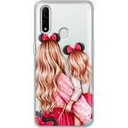 Прозрачный чехол BoxFace OPPO A31 Mouse Girls