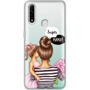 Прозрачный чехол BoxFace OPPO A31 Super Mama and Daughter