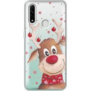 Прозрачный чехол BoxFace OPPO A31 Winter Deer