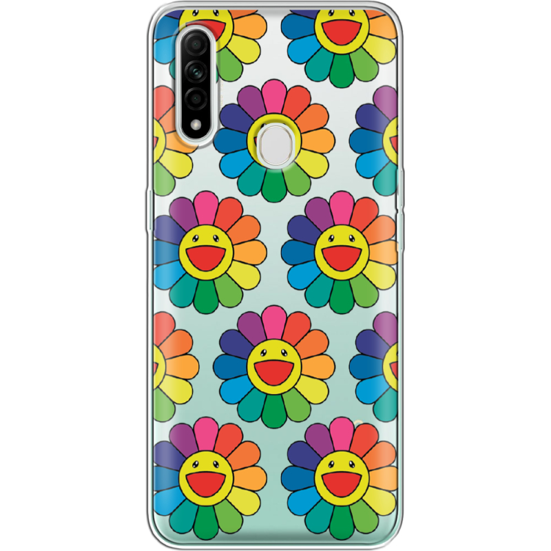 Прозрачный чехол BoxFace OPPO A31 Hippie Flowers